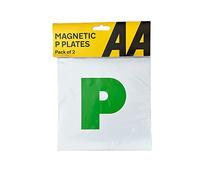 AA Fully Magnetic P Plates for Recently Qualified Drivers - AA0347 - One Pair Universal Easy Fit, Green