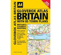 AA Glovebox Atlas Britain with 85 Town Plans