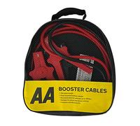 AA Insulated Booster Cables/Jump Leads AA4550 - For Petrol/Diesel Engines Up to 3000cc, 3 m Cable, Storage Bag