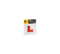 AA Fully Magnetic L Plates for Car Bike - White