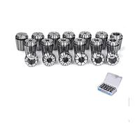 AA Level Spring Collet Chuck Set ER11 ER16 ER20 ER25 ER32 ER40 Spring Chuck for Milling Cutter CNC Lathe Tool Holder (Size : 19PCS ER32)