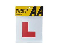 AA Magnetic L Plate, White, Pack of 2