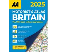 AA Motorists Atlas Britain 2025 Spiral