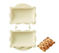 AA Pocket Pie Mould, Fall Hand Pie Molds Potluck Christmas Cookie Moulds, Pies Maker Autumn Cookie Cutter Pastry Tools Dumpling Press Molds for Baking, Cake maker deep fill Hollowen Thanksgiving