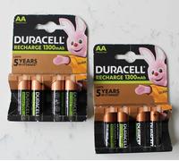 AA Rechargeable Batteries (2 x Packs) - Duracell