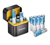 AA Rechargeable Lithium Batteries 16 Pack with Charger, 1.5V 3600mWh High Capacity Rechargeable Battery AA, 2000 Cycles Long-Lasting Li-ion Doubel A Batteries for Blink Outdoor Camera