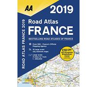 AA Road Atlas France 2019