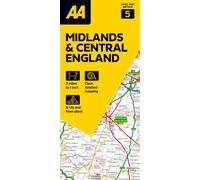 AA Road Atlas Midlands & Central England