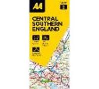 AA Road Map Central Southern England: (AA Road Map Britain series 2 8th New edition)