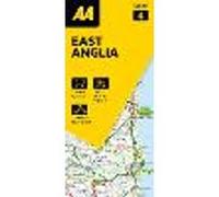 The AA Road Map East Anglia - Series 4 - 3 miles to 1 inch - 8th ed - Folded map