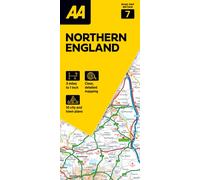 AA Road Map Northern England 7. Folded Map (3 miles to 1 inch / 1:200000) (AA Road Map Britain)