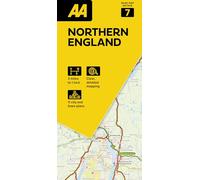AA Road Map Northern England 7. Folded Map (3 miles to 1 inch / 1:200000) (AA Road Map Britain)