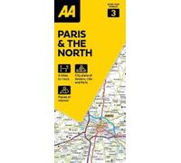 AA Road Map Paris & The North
