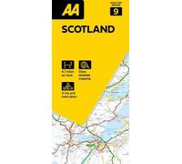 AA Road Map Scotland 9. Folded Map (3 miles to 1 inch / 1:200000) (AA Road Map Britain)