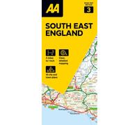AA Road Map South East England 3. Folded Map (3 miles to 1 inch / 1:200000) (AA Road Map Britain)