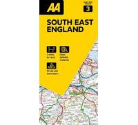 AA Road Map South East England 3. Folded Map (3 miles to 1 inch / 1:200000) (AA Road Map Britain)