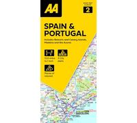 AA Road Map Spain & Portugal: (AA Road Map Europe Series 2 New edition)