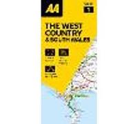 AA Road Map The West Country & South Wales Book