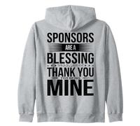 AA Sponsor Blessing Sobriety Support Zip Hoodie