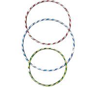 AA Stores Hula Hoops - 3X Multicolour Sporting Good - Fitness Activity Hoola Hoops - Exercise Hula Hoop for Unisex Kids & Adults - Sports Dance Rings in Small, Medium & Large