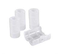 AA to Size C Battery Adapters Holder Switcher Converter Cases Box White 4 Pack Output Case Box Parallel Serial