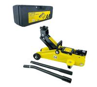 AA 2 TONNE TROLLEY JACK AA3282 Lifting Range - For Cars/Vehicles - TUV/GS Approved - Includes Case/Instructions,black yellow,-135mm to 330mm