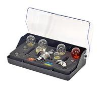 AA Universal Bulb and Fuse Kit for Cars and Other Vehicles AA0200 - Essential Common Bulbs for Halogen Headlamps - Storage Box Included, Clear/Red/silver