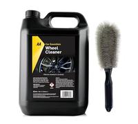 AA Wheel Cleaning Kit, Non Acidic Wheel Cleaner 1 x 5 L and 1 x Wheel Brush (Black)