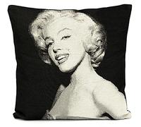 AA WHOLESALE AND RETAIL Vintage Tapestry Cushion Cover 18x18 - Chenille Woven Velvet Throw Pillow Case - Square Decorative Scatter Cushion for Sofa, Couch, Bed - Marilyn Monroe Design -
