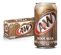 AA&WW Root Beer Soda, 355ml x 12 Pack Limited Edition, USA Import, American Party Pack For Parties and Special Ocassions