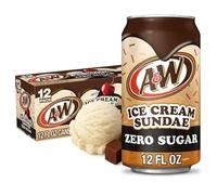 AA&WW Soda Limited Edition USA Import American Party 355ml 12Pack (355ML, Ice Cream Sundae Zero Sugar)