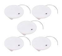 AA x 2 Circular White Hinge Battery Holder with Switch… (Pack of 5)
