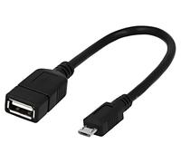 AA0035 cable OTG, USB 2.0 USB A female, micro USB B male 0.2m LOGILINK