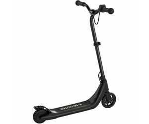 AA1-089V70BK HOMCOM Electric Scooter for Kids, Scooter for Age 6+, Up to 8 KM/H, Maximum Range 6 KM, 6kg Lightweight, Adjustable Height, Rear Brake, Black