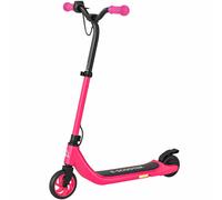 AA1-089V70PK HOMCOM Electric Scooter for Kids, Scooter for Age 6+, Up to 8 KM/H, Maximum Range 6 KM, 6kg Lightweight, Adjustable Height, Rear Brake, Pink