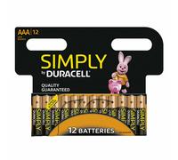 AAA Batteries 12 Pack - Alkaline Copper Top 1.5V Long Life Value Bulk Household