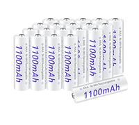 AAA Batteries Rechargeable 1.2V - 20 Pcs 1100mAh Triple A Batteries Rechargeable Low Self-Discharge, 1200 Charge Cycles, Without Memory Effect