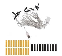AAA Battery Eliminator, Replace AAA Batteries Power Supply Adapter, Fake Battery Power Adapter for LED Fairy Light, Thermostat, Table Lamp, Radio, Clocks, Wireless Electronics (10)