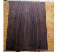 AAA Grade India Wood Guitar Back/Side Board All-Solid Acoustic Guitar Making Material Accessories Solid Woods Number Selection (AAA rose -R44)