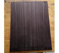 AAA Grade India Wood Guitar Back/Side Board All-Solid Acoustic Guitar Making Material Accessories Solid Woods Number Selection (AAA rose -R46)
