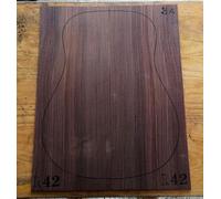 AAA Grade India Wood Guitar Back/Side Board All-Solid Acoustic Guitar Making Material Accessories Solid Woods Number Selection (AAA rose -R42)