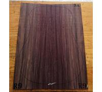 AAA Grade India Wood Guitar Back/Side Board All-Solid Acoustic Guitar Making Material Accessories Solid Woods Number Selection (AAA rose -R9)