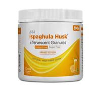 AAA Ispaghula Psyllium Husk Powder - 300g | High Fibre Effervescent Orange Flavor