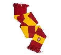 AAA Merchandise Harry Potter Gryffindor Scarf - Bold Red Gold Striped Design with House Crest - Fringed Knit Winter Accessory - HP Gifts for Men Women Kids Adults