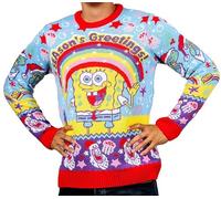 AAA Merchandise Spongebob Squarepants: Season's Greetings Christmas Jumper (UK, Alpha, XL, Regular, Regular, 1, Mixed)