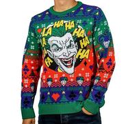 AAA Merchandise The Joker Christmas Jumper (UK, Alpha, S, Regular, Regular)
