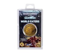 AAA Merchandise Warhammer 40,000 World Eaters Collectible Coin - Limited Edition, Individually Numbered - Iconic Design Featuring World Eaters Artwork - For Fans & Warhammer Collectors