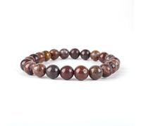 AAA Natural " African Pitersite " Gemstone 8mm Round Beaded Unisex Stretch Bracelet Healing Gemstone Waterproof Bracelet , Durable And Comfort For Dailywear Handmade Emotional Healing Properties