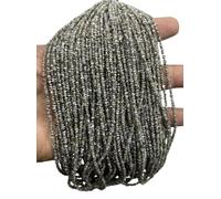 AA Natural Brown Diamond Uncut Beads 2.5-3mm Brown Diamond Nuggets Beads 16''