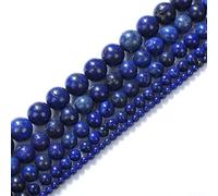 AAA Natural Deep Blue Lapis Lazuli Gemstone Gem Round Loose Beads 2MM 3MM 4MM 6MM 8MM 10MM 12MM (6MM)